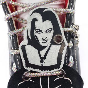 Custom Roller Skates Bride of Frankenstein shoe charm  leather lace patch
